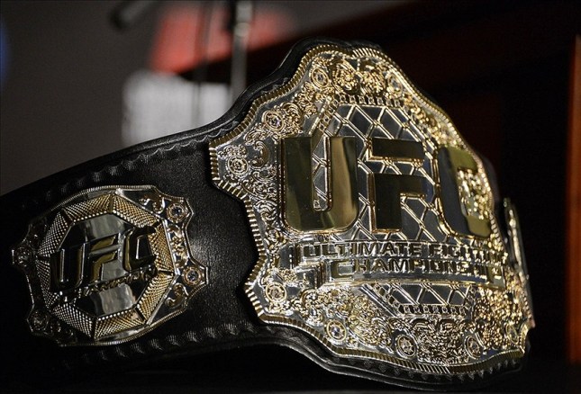 ufc belt